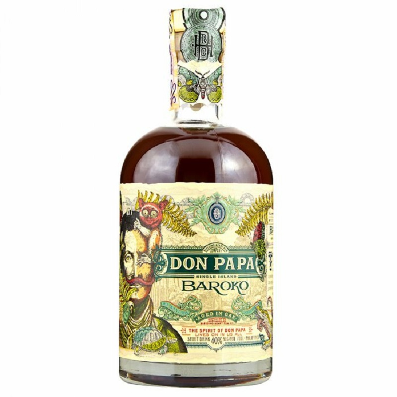 Rum Don Papa Baroko-LT. 0,7 - Enoteca Salvadori Genova
